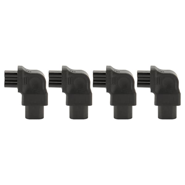 4 stk. IEC320 C8 til C5 strømadapterkontakt for bærbar server 250V