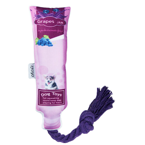 Pet Voice Jam Lelut Teddy Corgi Puremisenkestävät Canvas Lelut Stress relief tarvikkeet koirille (4 pakkaus),