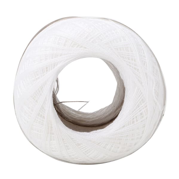 Silk Light Thin Line Sommar Handvirkad bomullsspets (6601 Snövit)