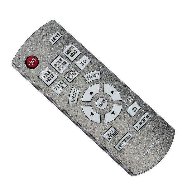 Panasonic PT-AT5000E PT-AE7000 Projektor Erstatningsfjernkontroll N2QAYB000680 Mörkgrå