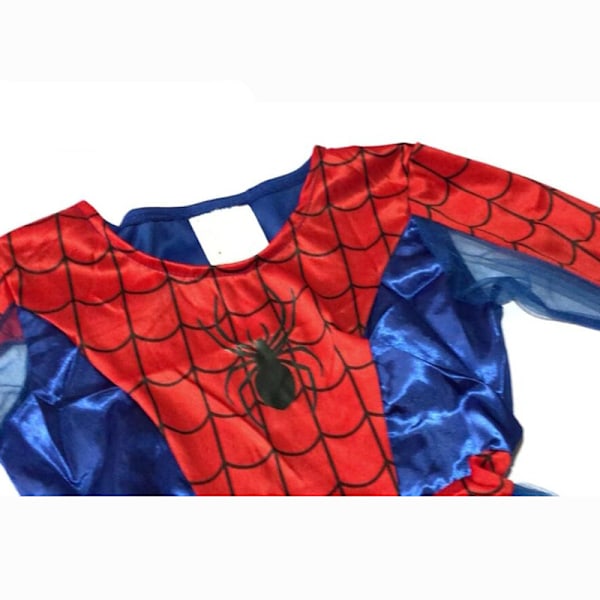 Barnens Spiderman Flickor Prestandakostym Avengers Flickor Catwalk Scenprestandakostym XL:130-140cm