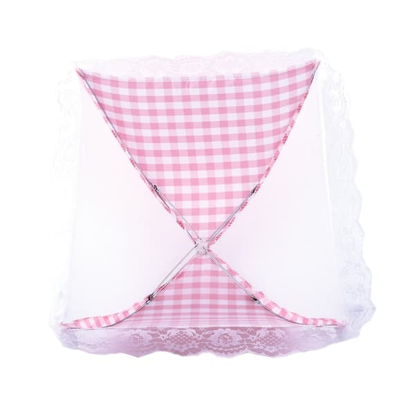 Pink Sammenklappelig Madparaplydække