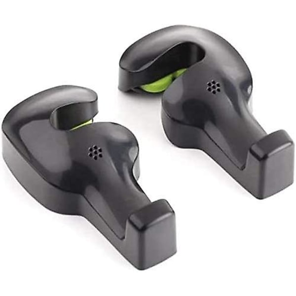 Universal auton istuimen pidikkeen koukku elintarvikekankaiseen käsilaukkuun (musta - 2 set )