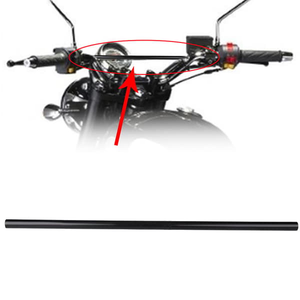 22MM Retro Sort Motorsykkel Flat Styret