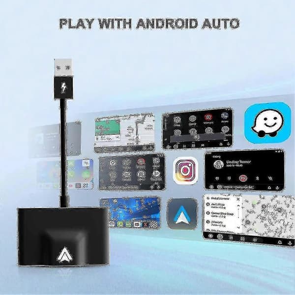 AA trådløs adapter til Android Auto - problemfri bilforbindelse