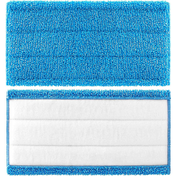 4 Återanvändbar trasa för Swiffer Wetjet Mops Ersättning Wetjet Mop Spray Maskintvättbar (4)