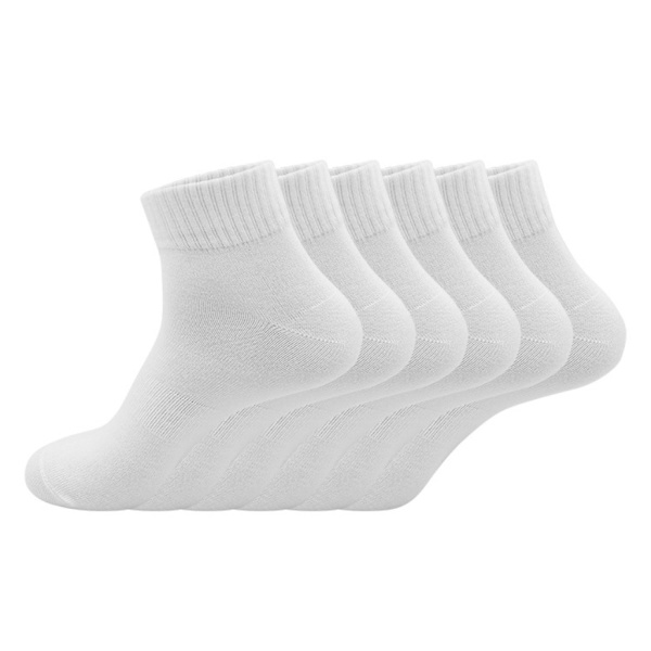 Hvide sportsstrømper sokker (5 par) B