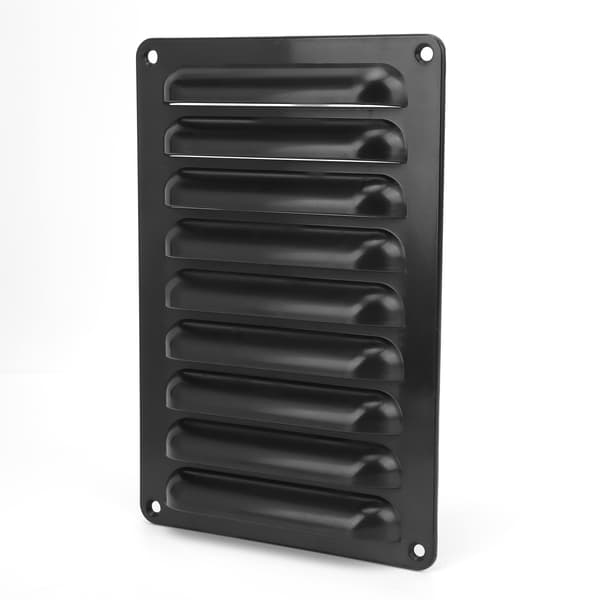 RV Grill Ventilationspanel M5 ABS Sort Professionelt Universal Yacht Bus Tilbehør