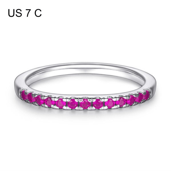 Kvinner Ring Stilig moderne stil Sølv visuell effekt Elegant jentering smykker tilbehør Rose Gold US 10 C