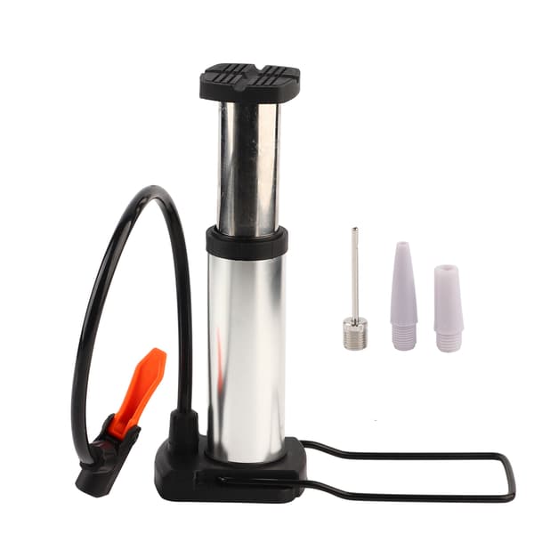 Mini Portabel Högtrycks Cykel Fotpump Silver Däck Luftpump