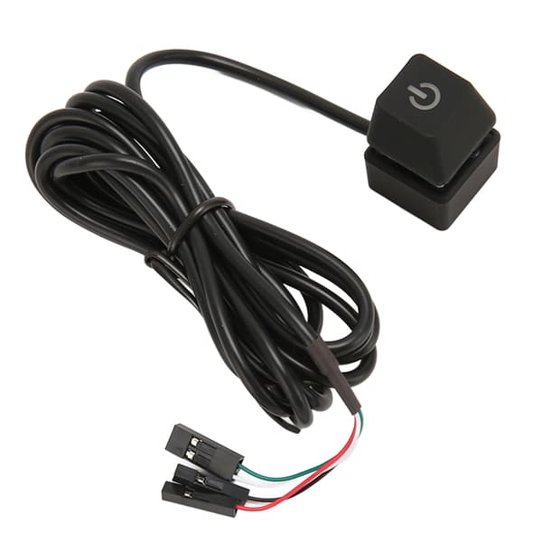 PC Strømknapp Forlengelseskabel Ekstern Fleksibel Strømbryter Adapter 1.65m 5.4ft