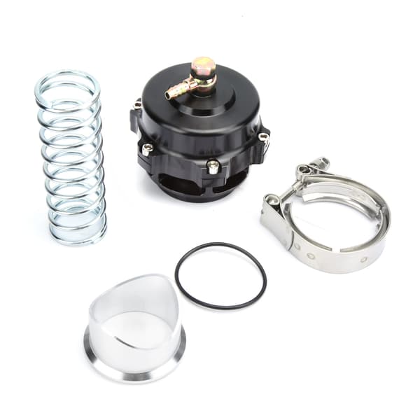 Universal 50mm Sølv V-bånds Turbo Blow Off Dump Ventil