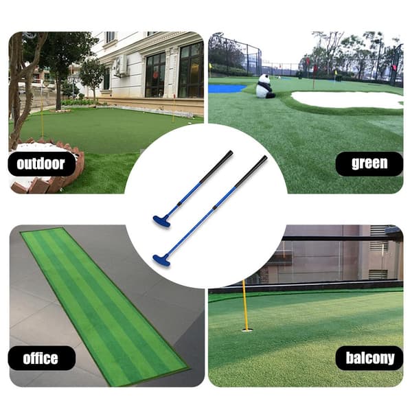 Män Barn Höger Vänster Hand Tvåvägs Miniputter Hopfällbar Putter
