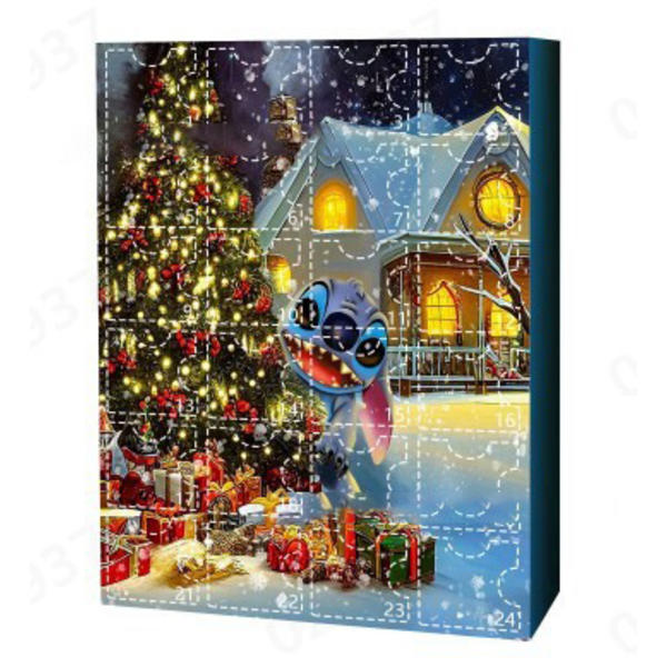 Julegavekalender 2024 - Historie Dizi Blind Box, Nedtelling Hjemmehage Design 24-ruters Blind Box Pynt Type 3