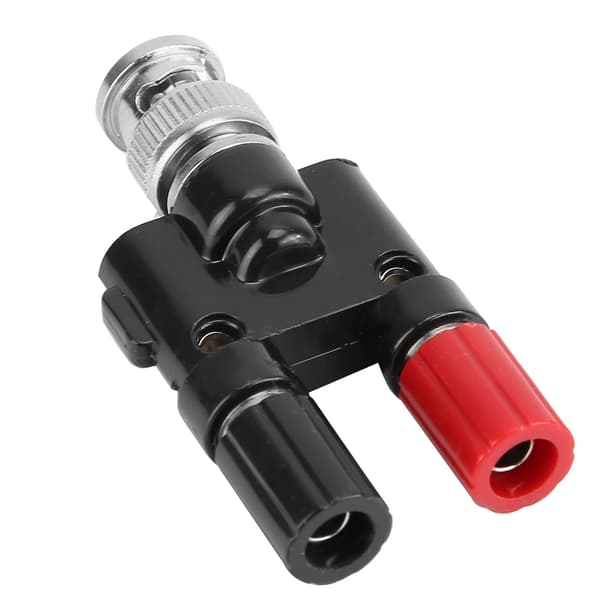 Hann til 4 mm bindepunkter bananpluggkontakt koaksialadapter BNC hannterminaler
