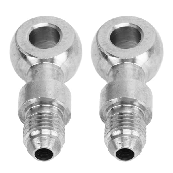 Rustfritt stål rett bremse Banjo Adapter Fitting 1 Par Øye Banjo Adapter
