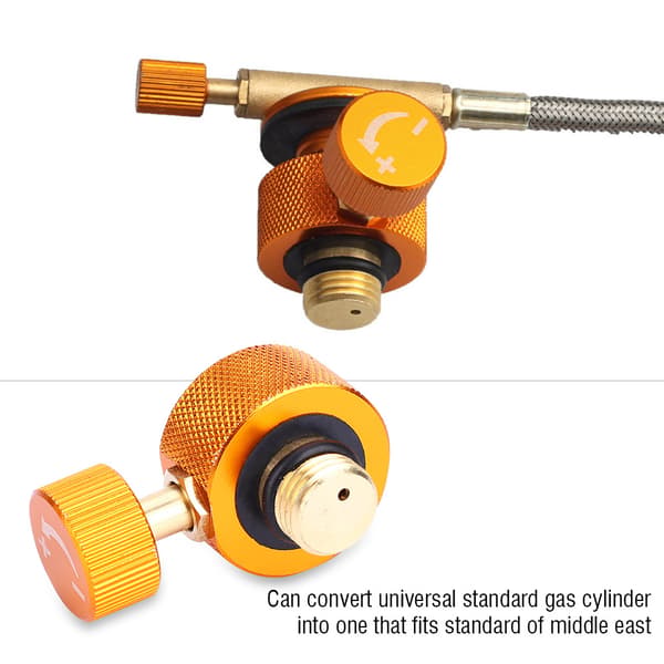Utomhus Camping Spis Adapter för Mellanöstern Standard Gasbehållare