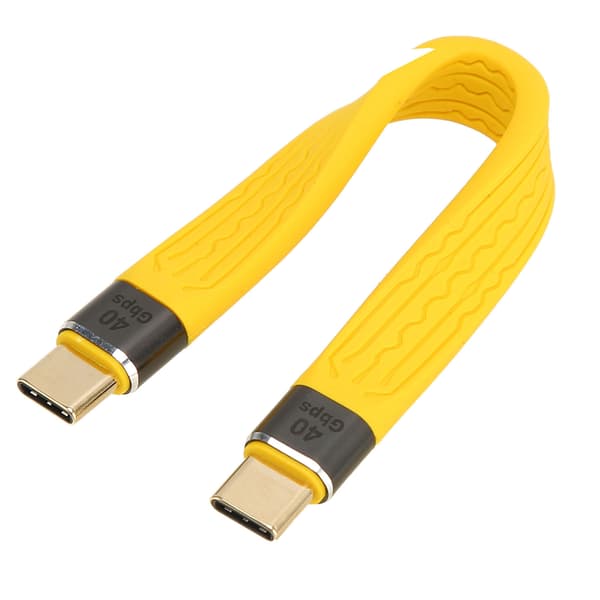 USB C til USB C FPC-kabel 100W PD Hurtiglading 5A 40Gbps Dataoverføring for Huawei Xiaomi