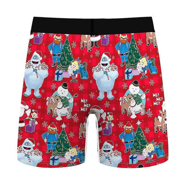 Christmas Boxers Shorts Truser Herre Trunks Undertøy B M