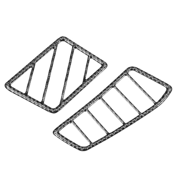 2 STK karbonfiber side luftventil trim for 2008-2014 Dodge Challenger LHD interiør