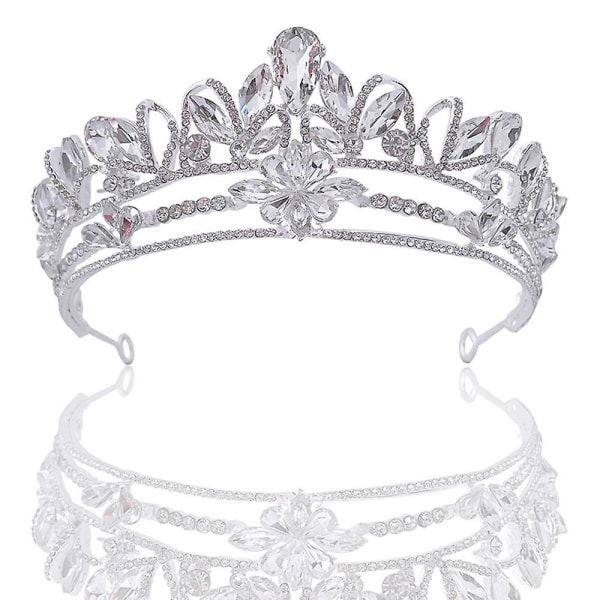Krystal brude krone brudekjole fødselsdag tiara tilbehør til foto-shoot
