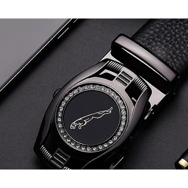 Automatiskt bälte för män - Gunmetal 130cm black