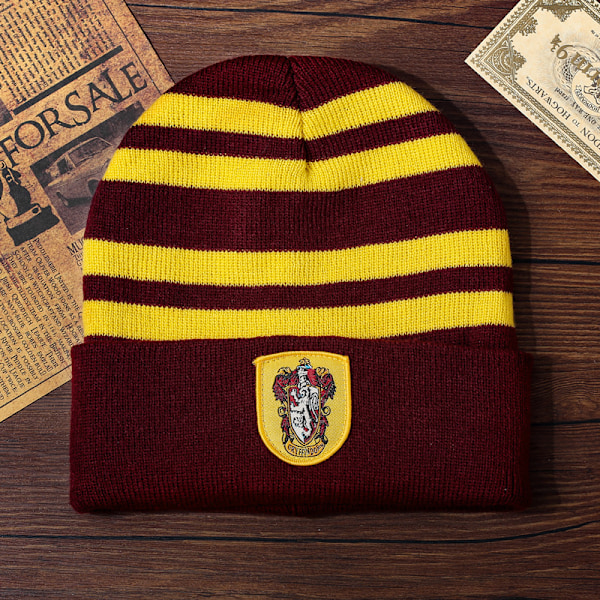 Harry Potter Gryffindor Strikket Lue