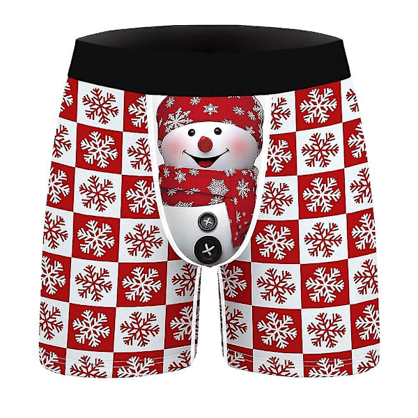 Christmas Boxershorts Trusser Herre Trunks Undertøj C 2XL