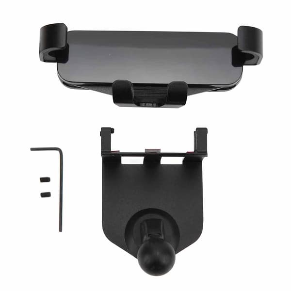 Sort aluminiumslegering luftventil telefonholder til Subaru BRZ 2012 2020