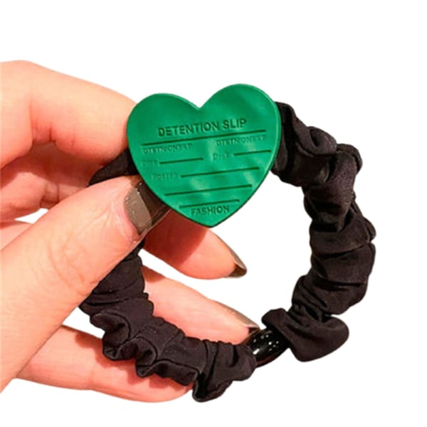 Hestehale Tie Hår Mansjett Grønt Hår Ring Elastisk Wrap Hår Tau Hårtilbehør Advanced Green Department Love English