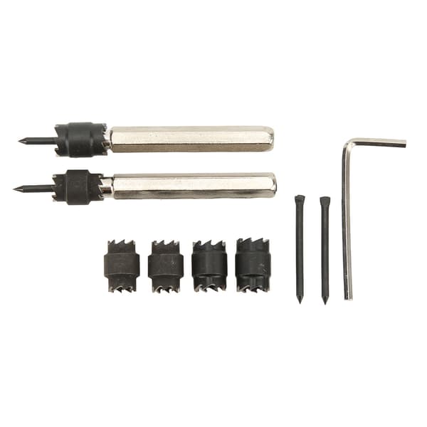 9 stk. Spot Svejsningssaksæt Power Drill Remover Svejsningsbit Sæt til Svejsning 3/8 tommer 5/16 tommer Borbits