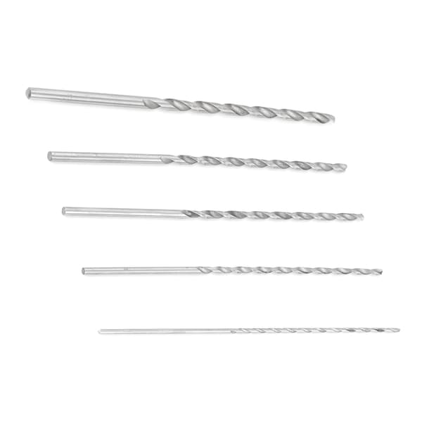 HSS Ekstra Langt Træ Spiralbor Sæt 2-5 mm