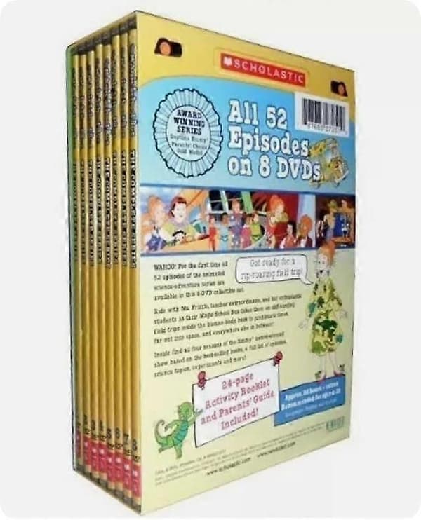 Den Magiske Skolebus: Den Komplette Samling (DVD, 8-disc sæt) Ny