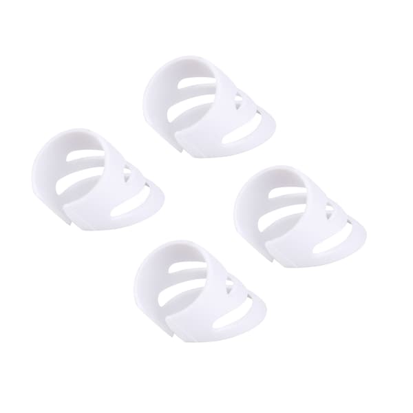 4 st Plast DIY Fingerskydd Plektrum för Gitarr Bas Ukulele Mandolin