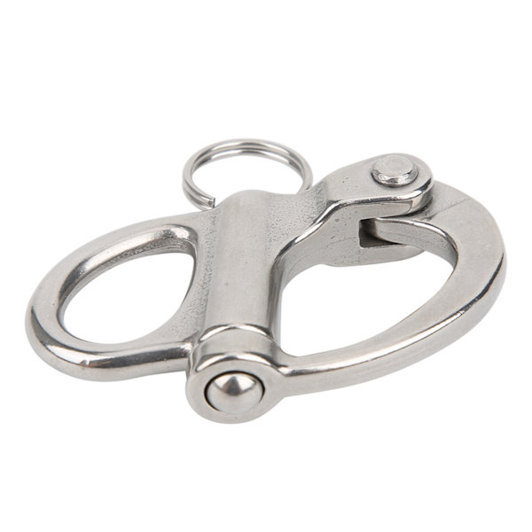 316 Rustfrit Stål Fast Quick Release Snap Hook 70MM til Bjergbestigning Klatring
