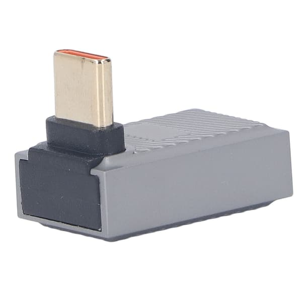 USB C til USB Adapter 10Gbps 120W Aluminium LED Vinklet Hun til Han Data Opladning