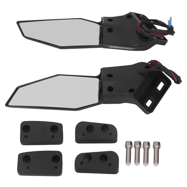 Ninja 400 650 Kolfiberstil LED Blinkers Sidobackspeglar