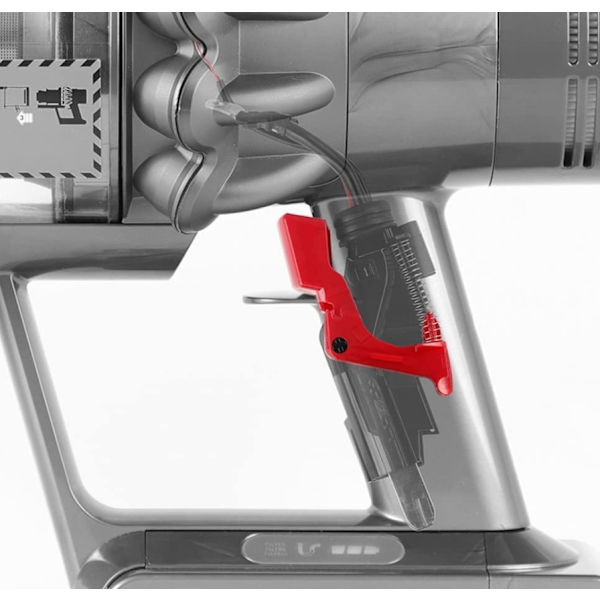 Lämplig för Dyson V10/V11 dyson dammsugare power röda tillbehör reparationsknappknapp (två),
