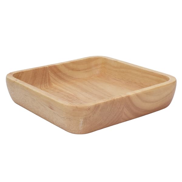 Fyrkantig Träskål 18cm 7.1in Restaurangservis