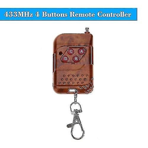Hmwy-433mhz 4 knappar Kopiera kloning Duplikator fjärrkontroll