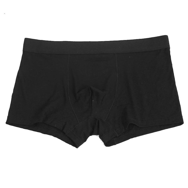 Mænd Boxer Briefs Undertøj Åndbar Trunks Underbukser Black XL