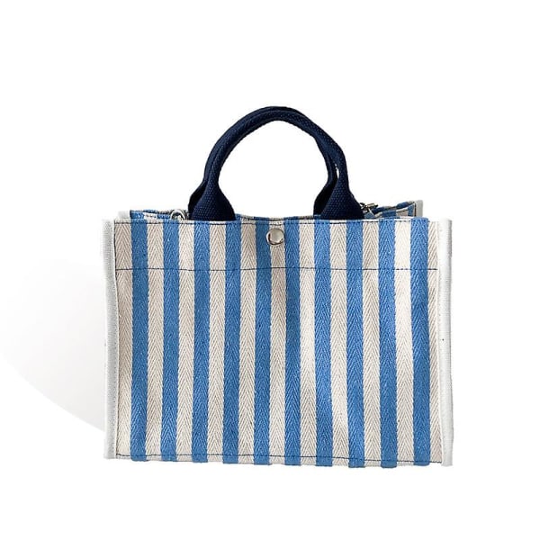Kesäinen rantalaukku, käsintehty laukku Naisten käsilaukku L27,5xk20x13(cm) Blue