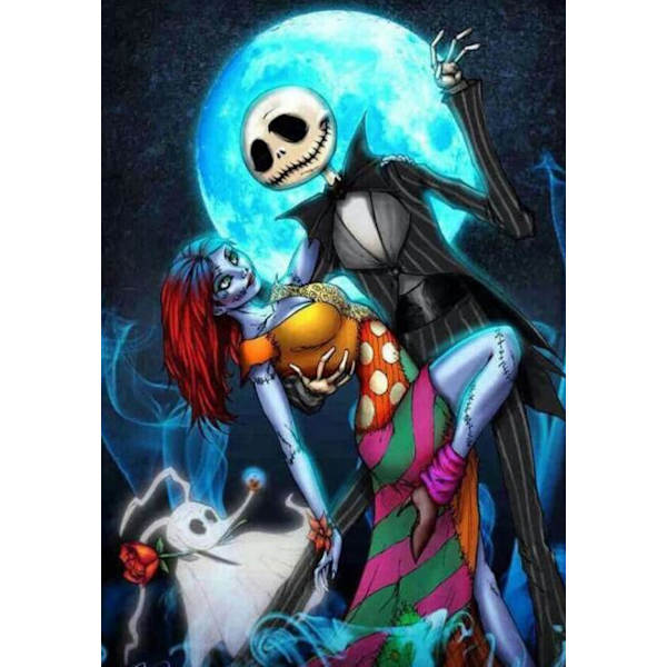 Sarjakuva Skull Man diamond painting (30*40cm) A