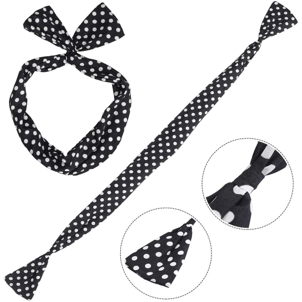 50-talskostym - svart halsband