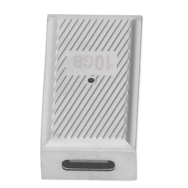 USB C Hun til USB Hun Adapter 10Gbps 120W 20V 6A Dataoverførsel Opladningsindikatorlys