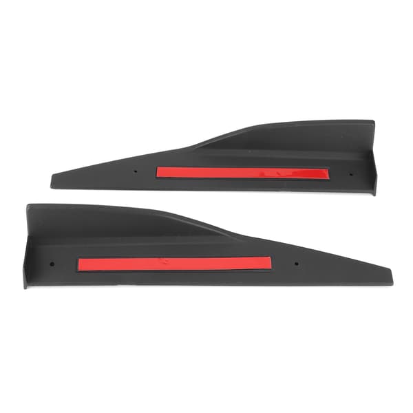 Ford Mustang Roush 2015 Plus Svarta Sidokjolar Tröskel Splitters Diffuser Winglet