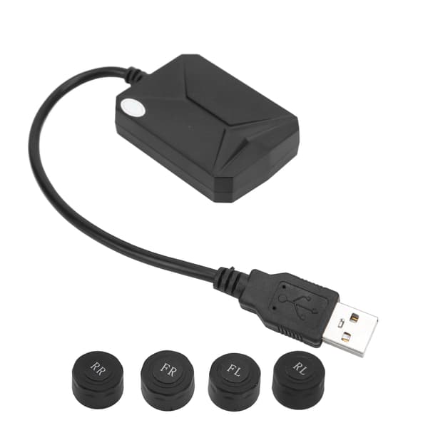Trådløst dæktryksovervågningssystem 4 interne eksterne sensorer Android Navigation USB-interface Universal
