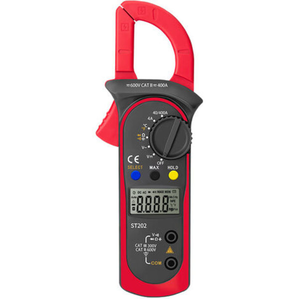 Digitalt klemmemåler, automatisk målemultimeter og voltmeter, målespenningstester, vekselstrøm, motstand