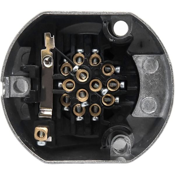 170/5000 Trailer Socket Converter - Vattentät 13 + 1 Dragstift Plugg Husvagn Trailer El Adapter Plugg Lämplig för europeisk standard Trailer Ca