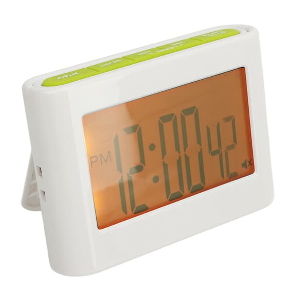 Digital Timer Nedtælling Op Ned Baglys Vibration Lyd Flash Alarm Stand Magnetisk Bagside Elektronisk Køkken Timer Grøn